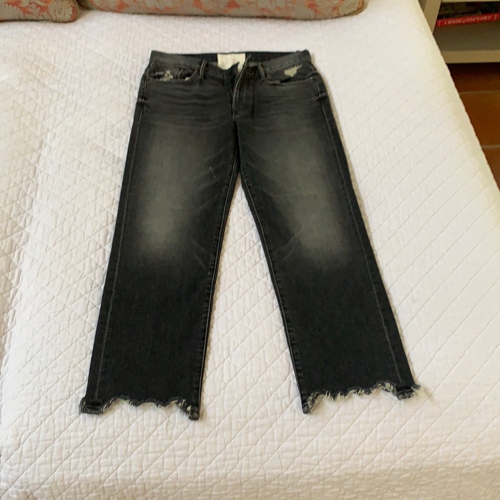 Mother black denim jeans
